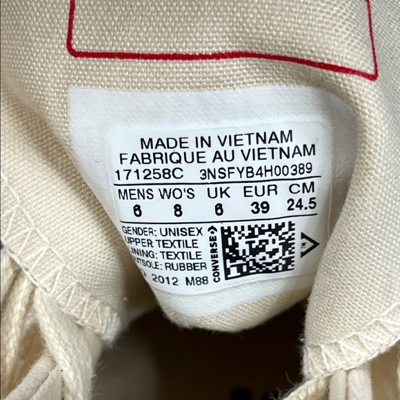 Converse Chuck Taylor All Star 70 Kim Jones Collab in Natural - Picture 10 of 11